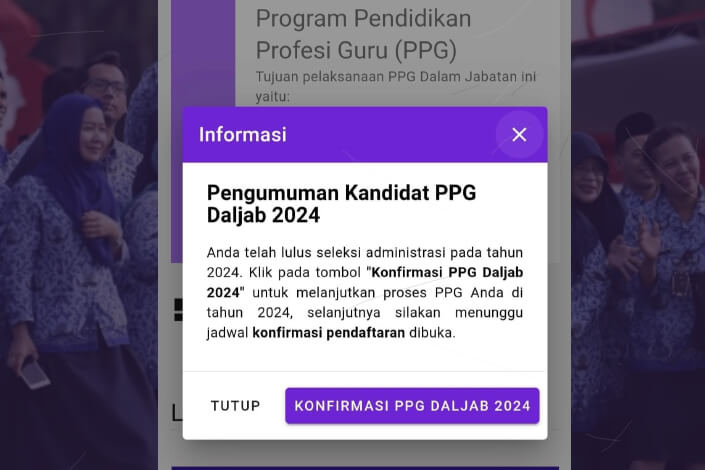 Cara Konfirmasi Piloting PPG Daljab 2024