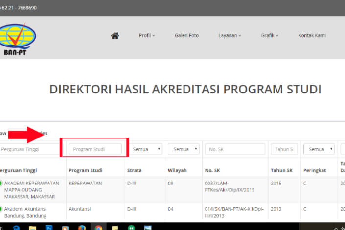 Cara Cek Akreditasi Kampus Di BANPT