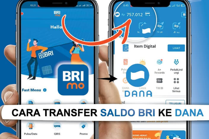 Cara Transfer BRI Ke DANA dan Biaya Admin