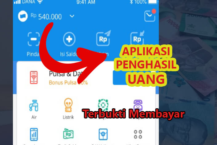 Aplikasi Penghasil Uang Asli Bisa ke DANA