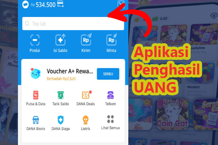 Aplikasi Penghasil Uang Langsung ke DANA