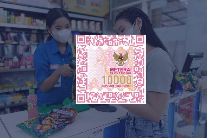 Cara Beli e-Meterai CPNS di Indomaret dan Alfamart