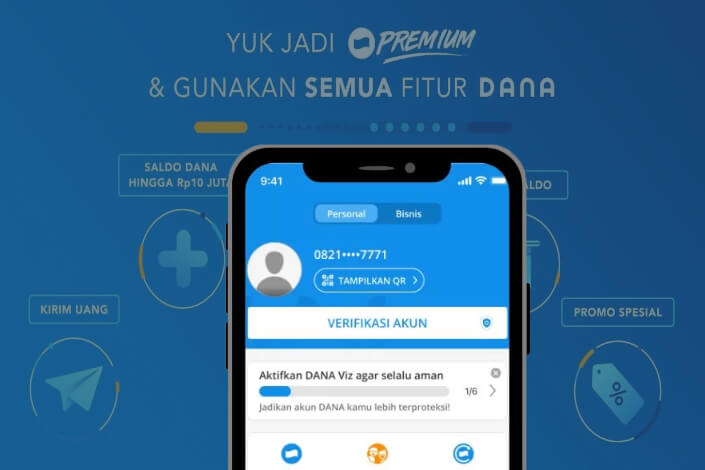 Cara Daftar DANA Premium Tanpa KTP