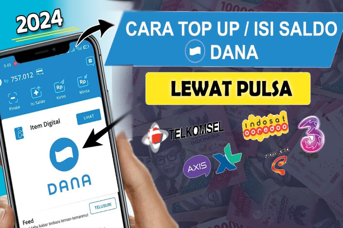 Cara Isi Saldo DANA Pakai Pulsa