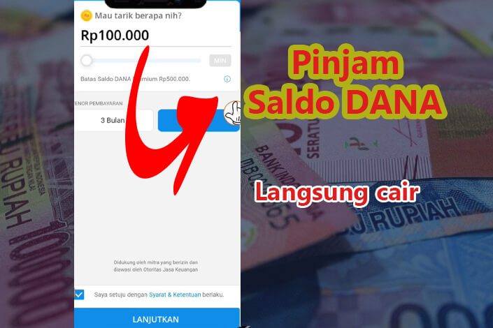 Cara Pinjam Saldo DANA Tanpa Rekening