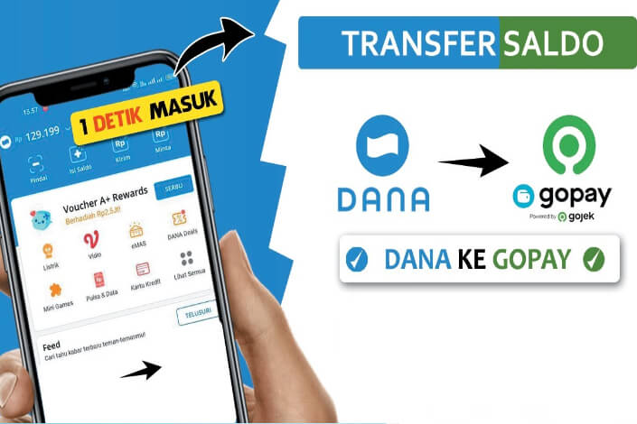 Cara Transfer DANA Ke Gopay