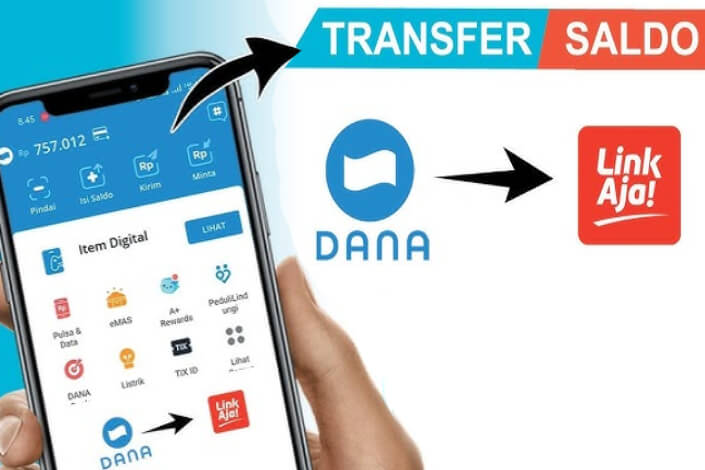 Cara Transfer DANA Ke LinkAja