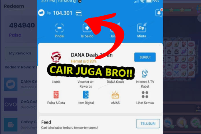 Game Penghasil Uang Asli Bisa Langsung ke DANA