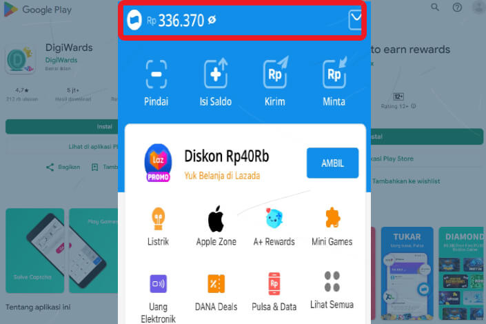 Aplikasi Penghasil Saldo DANA Gratis