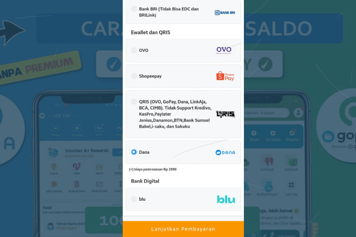 Cara Transfer DANA ke GoPay Tanpa Rekening