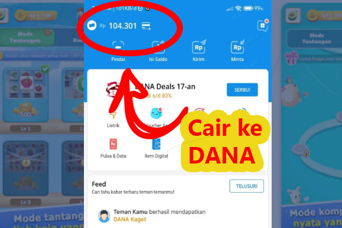 Game Penghasil Uang Langsung Cair ke DANA