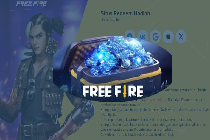 Kode Redeem FF Hari Ini 8 Desember 2024