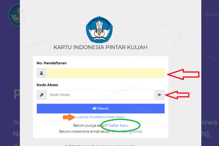 Daftar KIP Kuliah